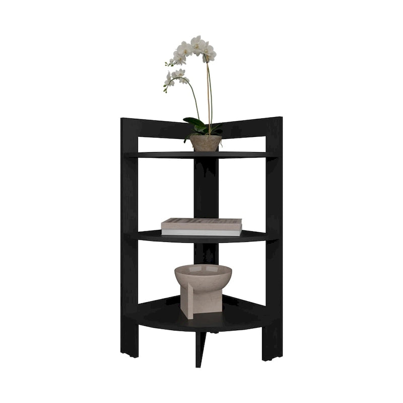 3-Tier Corner Shelf Unit for Living Room & Bedroom