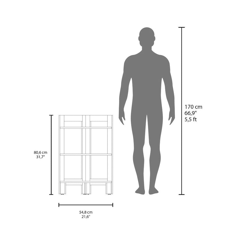 3-Tier Corner Shelf Unit for Living Room & Bedroom