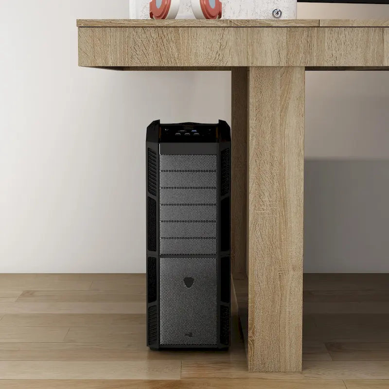 Großer Konferenz- und Büroschreibtisch mit abgeschrägter Kante – 86.6" x 47.2"