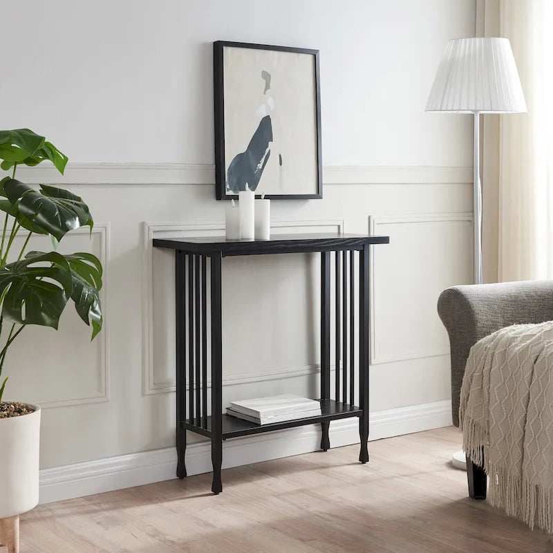 Hall Stand with Matte Black Frame