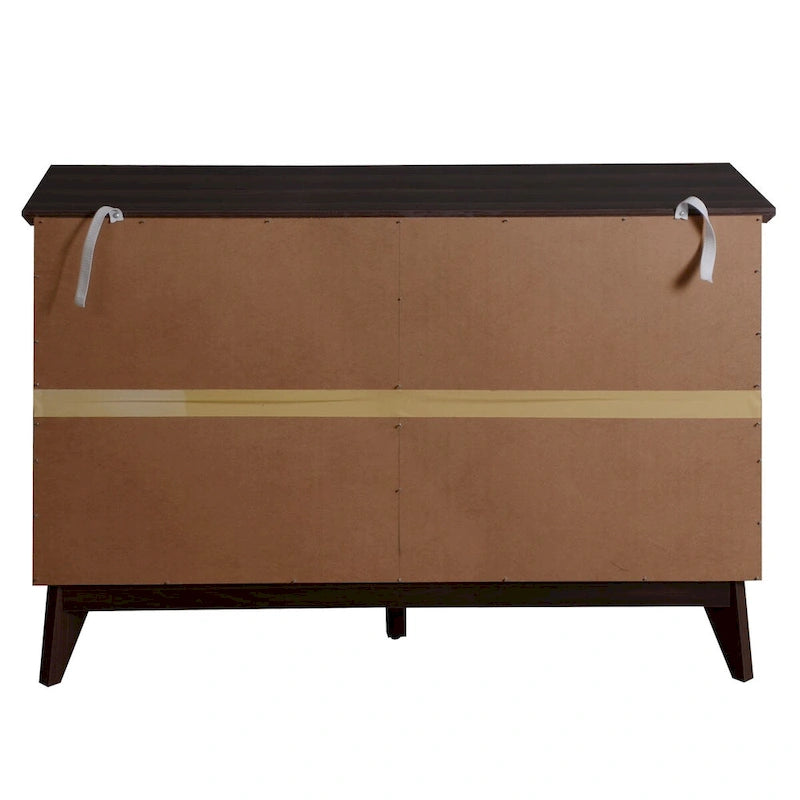 6-Drawer Wide Dresser & Storage Chest – White