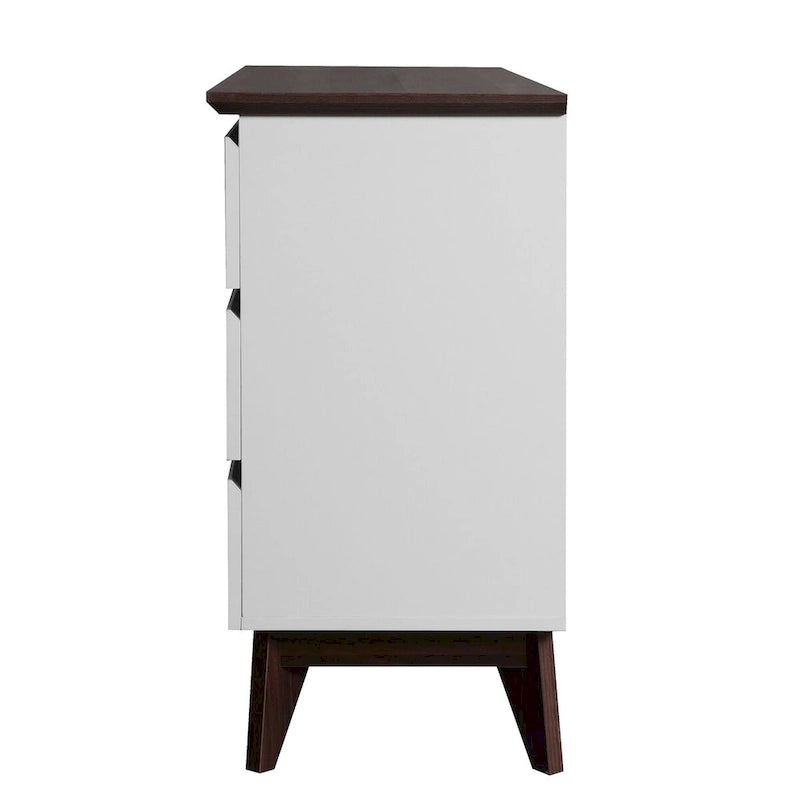 6-Drawer Wide Dresser & Storage Chest – White